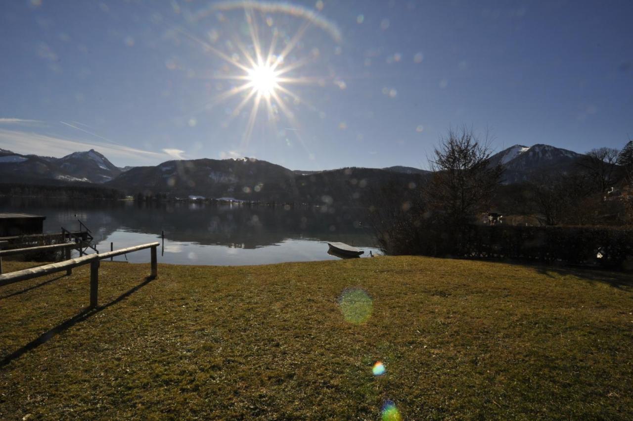 Ferienwohnungen Holzidylle Saint Wolfgang Exterior foto